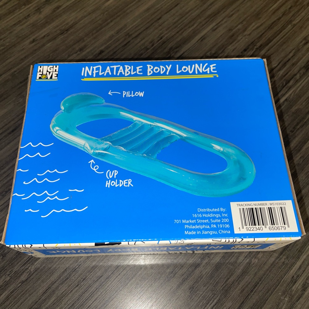 Inflatable Body Lounge Pool Float - Picture 3 of 3